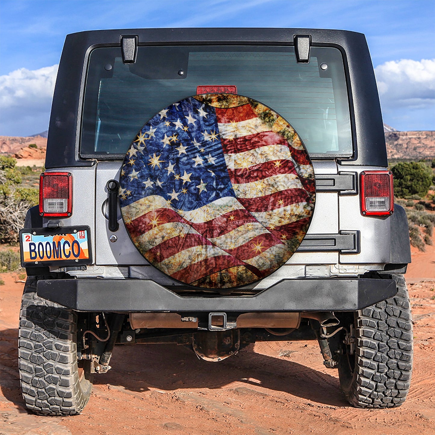 American Flag Old Glory Car Spare Tire Cover
