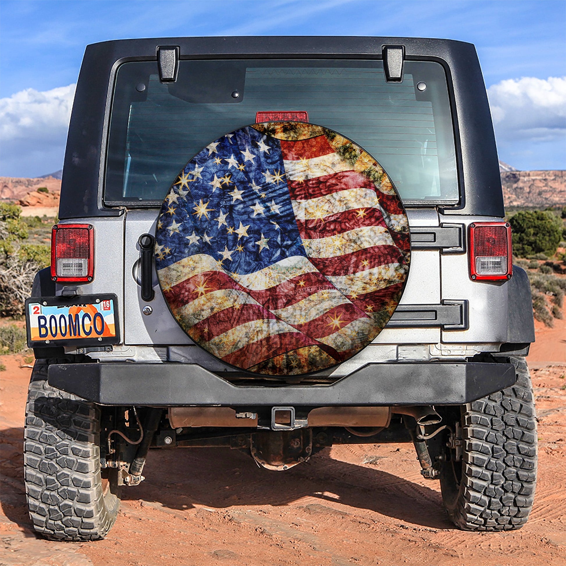 American Flag Old Glory Car Spare Tire Cover