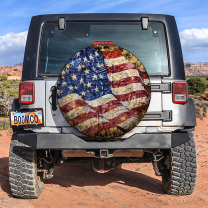 American Flag Old Glory Car Spare Tire Cover