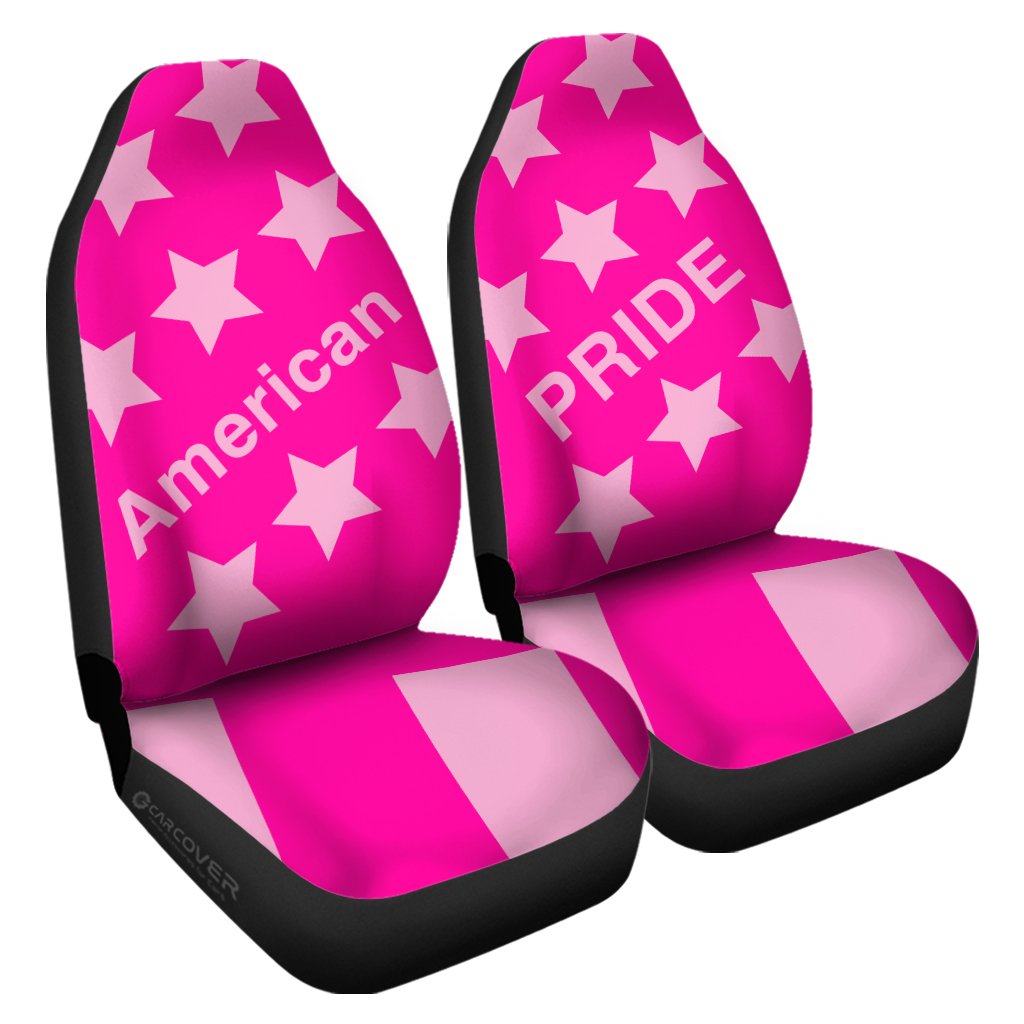American Pride Pink Car Seat Covers Custom Pink Car Accessories