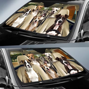 American Staffordshire Terrier All Over Printed 3D Sun Shade