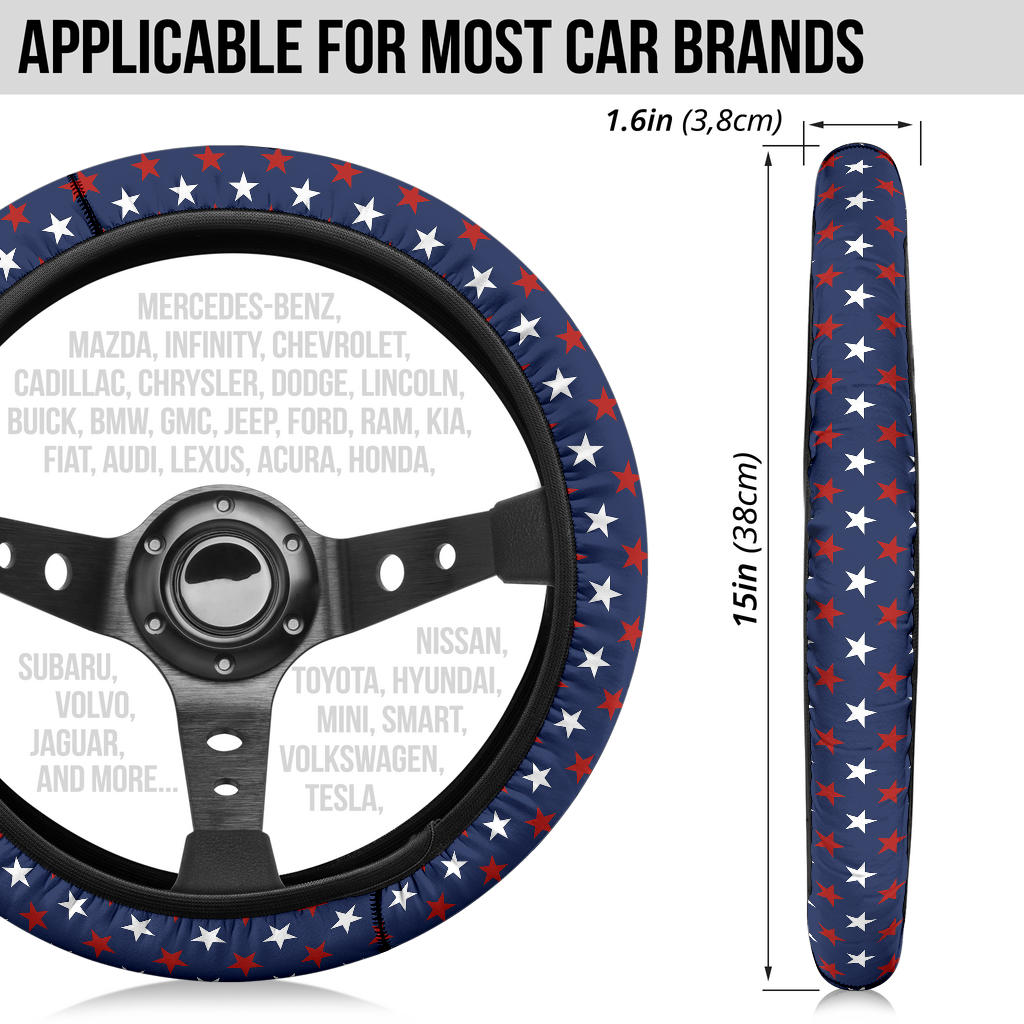 American Star Premium Car Steering Wheel Cover