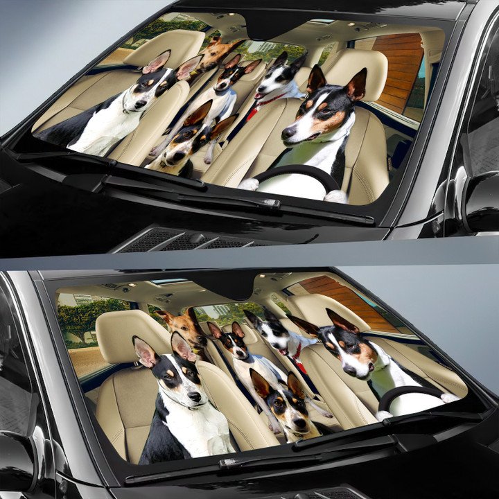 American Treeing Feist Car All Over Printed 3D Sun Shade