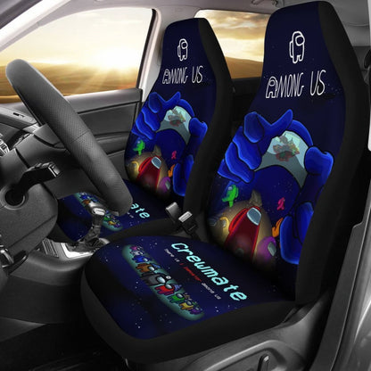 Among Us Crewmate Game Car Seat Covers Universal Fit 194801