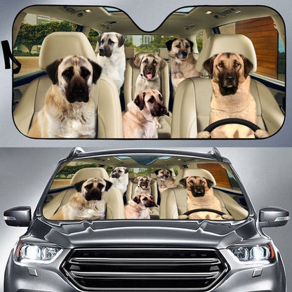 Anatolian Shepherd Car All Over Printed 3D Sun Shade
