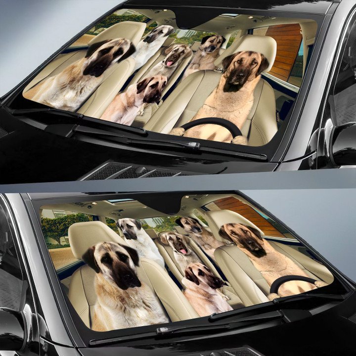 Anatolian Shepherd Car All Over Printed 3D Sun Shade