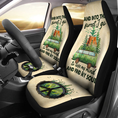 And Into The Forest I Go Car Seat Covers