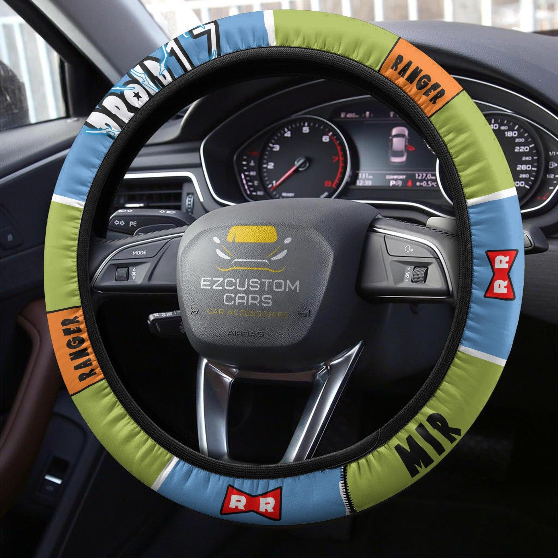 Android 17 Anime Steering Wheel Cover Custom Dragon Ball Anime Car Accessories