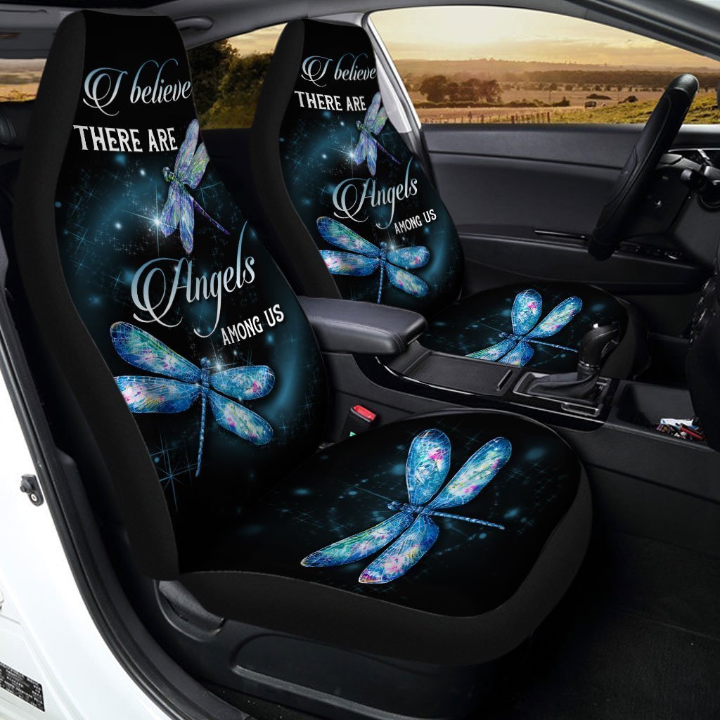 Angel Dragonfly Car Seat Covers Custom Angels Among Us Car Interior Accessories