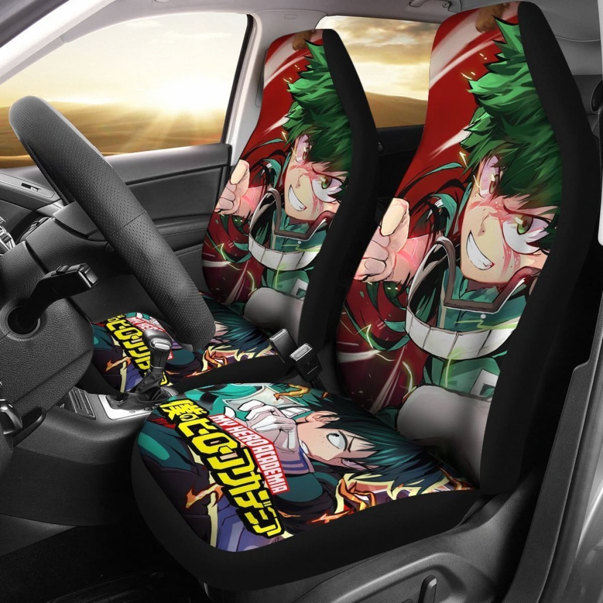Anger Izuku Midoriya My Hero Academia Car Seat Covers Mn04 Universal Fit 225721