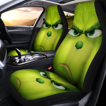 Angry Grinch Car Seat Covers Custom Car Accessories Christmas Decorations