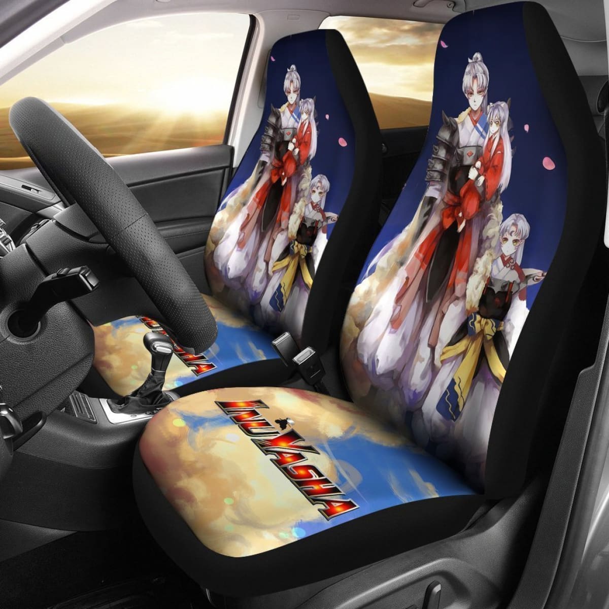 Anime Fan Inuyasha Car Seat Covers Lt03 Universal Fit 225721
