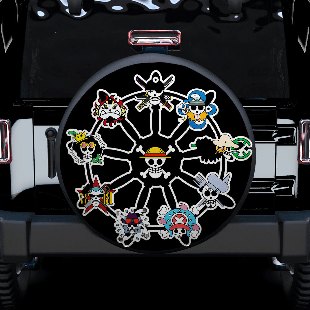 Anime One Piece Icon Moonlight Jeep Car Spare Tire Cover