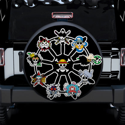 Anime One Piece Icon Moonlight Jeep Car Spare Tire Cover