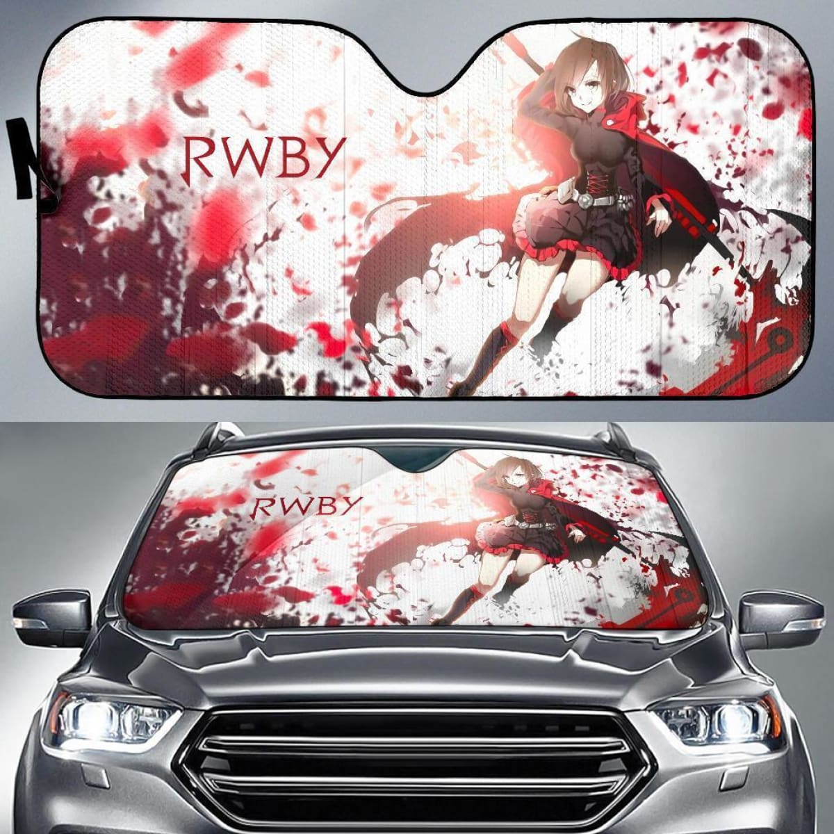 Anime Rwby Auto Sun Shade Nh07 Universal Fit 111204