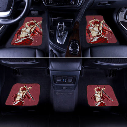 Anime Sexy Girl Erza Scarlet Car Floor Mats Custom Fairy Tail Anime