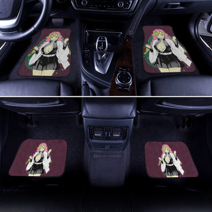 Anime Sexy Girl Kanroji Mitsuri Car Floor Mats Custom Demon Slayer Anime