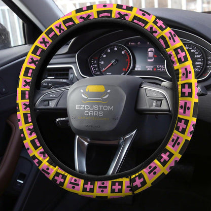 Anime Steering Wheel Cover Custom Jojo Bizzare Adventure Anime Car Accessories Patterns