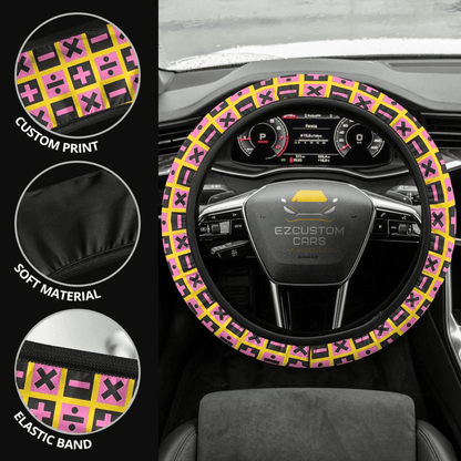 Anime Steering Wheel Cover Custom Jojo Bizzare Adventure Anime Car Accessories Patterns