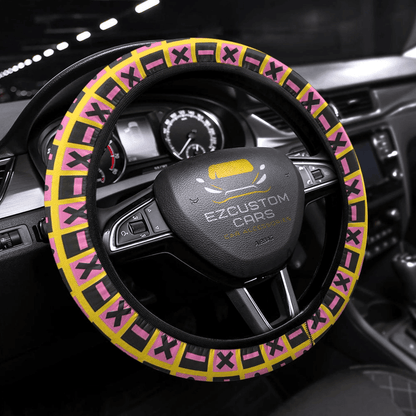 Anime Steering Wheel Cover Custom Jojo Bizzare Adventure Anime Car Accessories Patterns