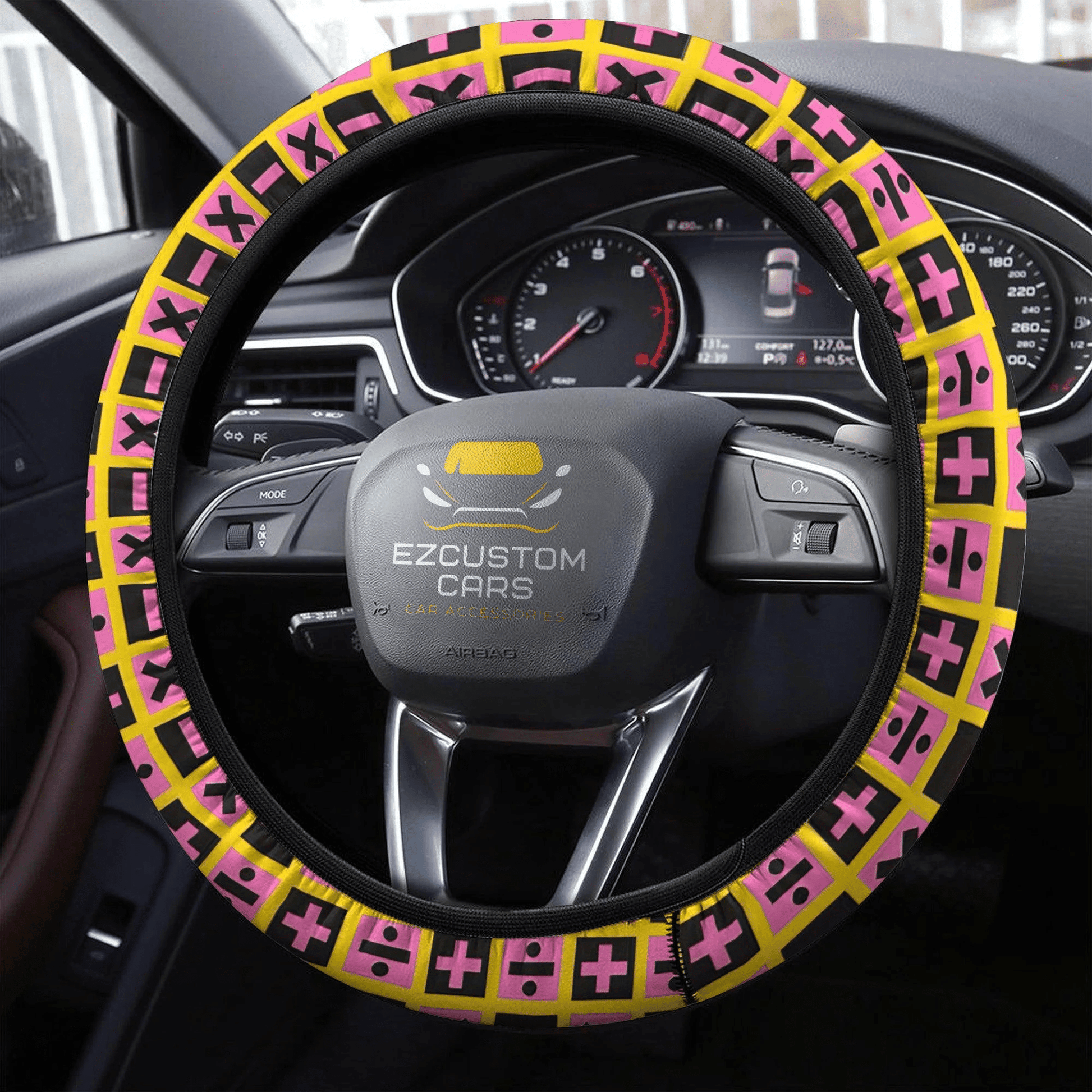Anime Steering Wheel Cover Custom Jojo Bizzare Adventure Anime Car Accessories Patterns