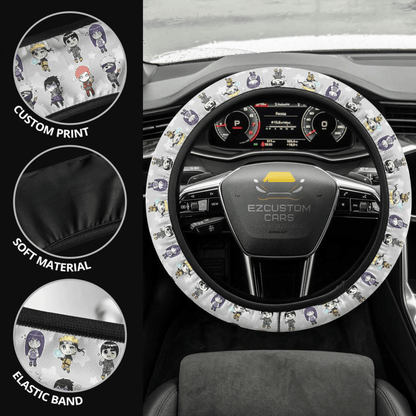 Anime Steering Wheel Cover Naruto Anime Car Accessories