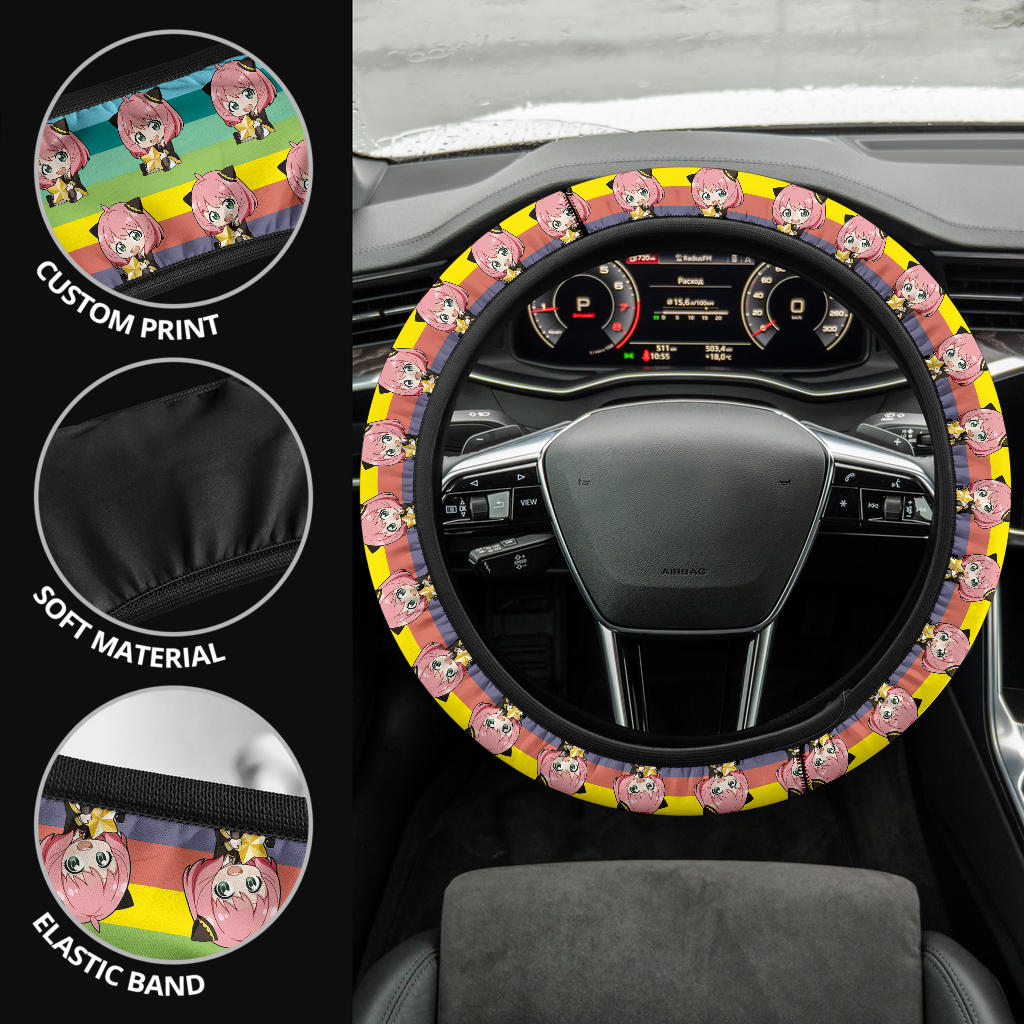 Anya Spy X Family Car Steering Wheel Cover