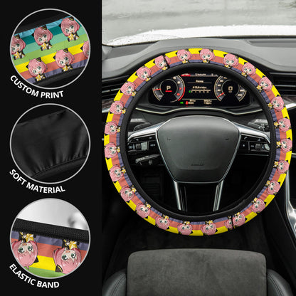 Anya Spy X Family Car Steering Wheel Cover