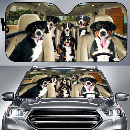 Appenzeller Sennenhund Car All Over Printed 3D Sun Shade