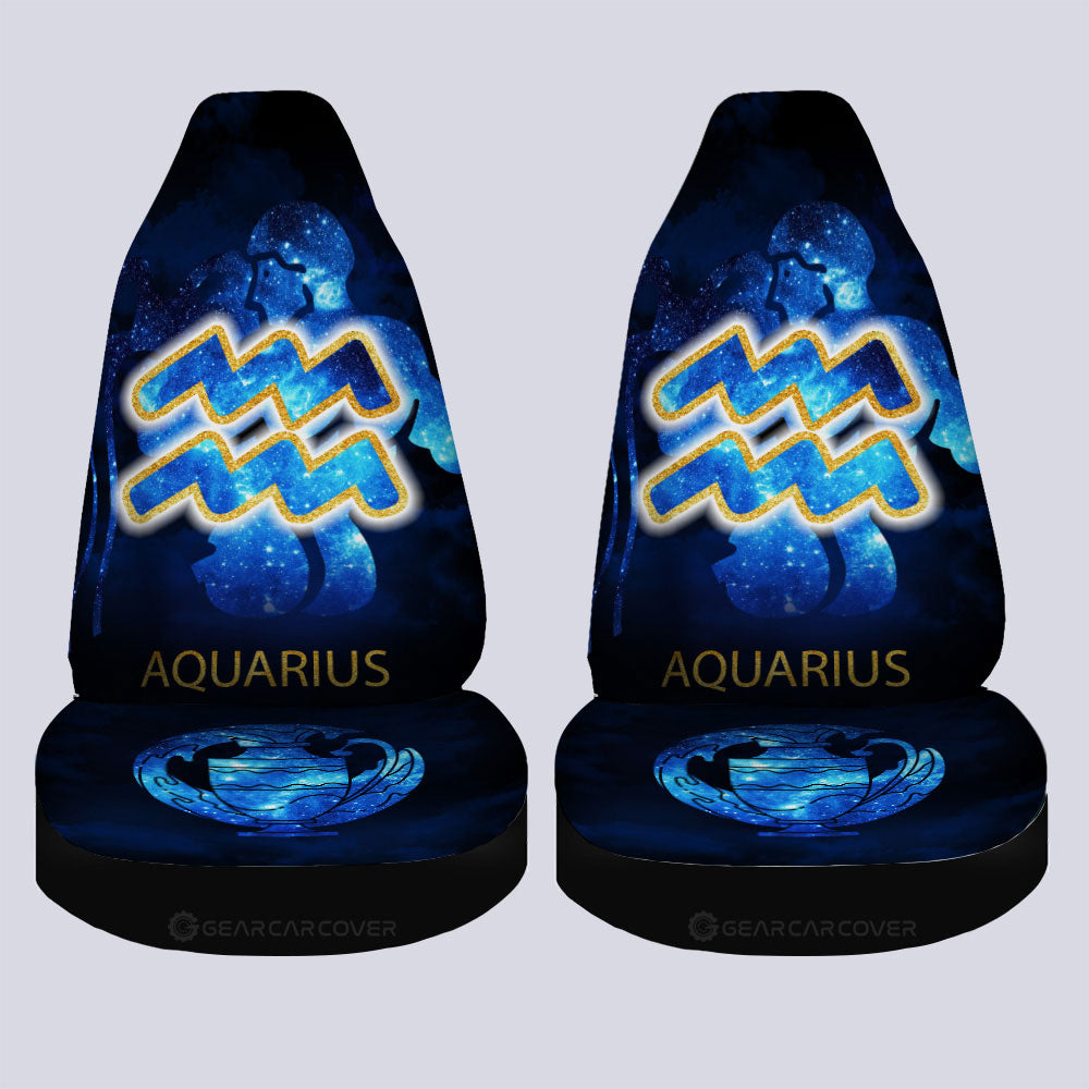 Aquarius Car Seat Covers Custom Zodiac Car Accessories