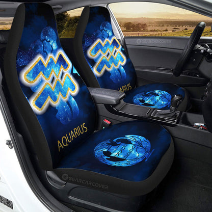 Aquarius Car Seat Covers Custom Zodiac Car Accessories