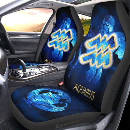 Aquarius Car Seat Covers Custom Zodiac Car Accessories