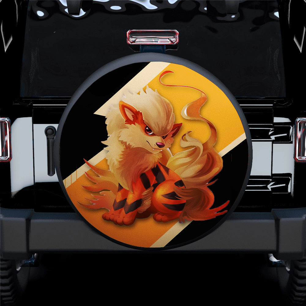 Arcanine Car Spare Tire Cover
