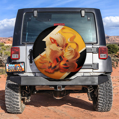 Arcanine Car Spare Tire Cover