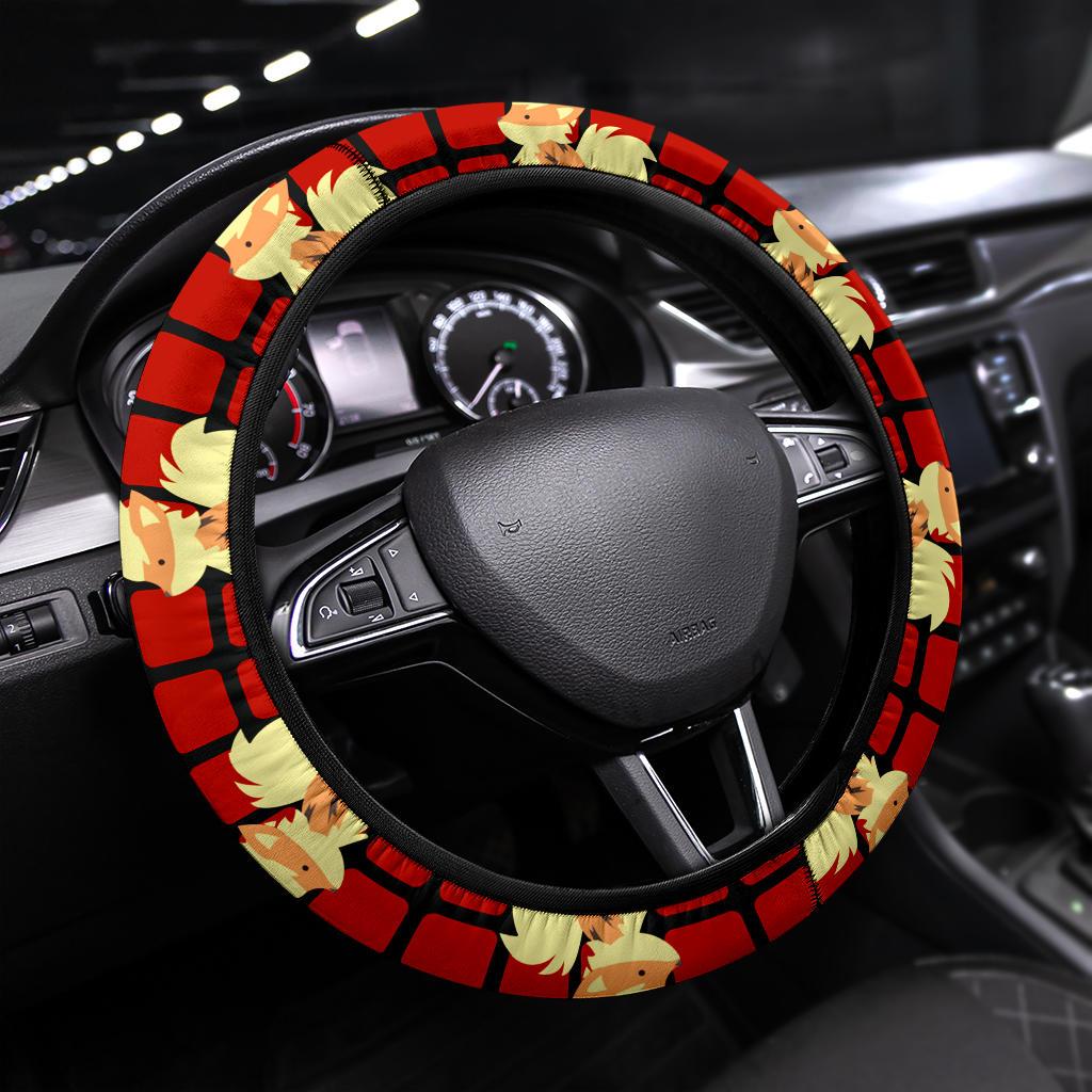 Arcanine Partern Premium Car Steering Wheel Cover