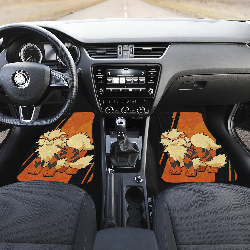 Arcanine Pokemon Car Floor Mats Style Custom For Fans Ci230117-01a