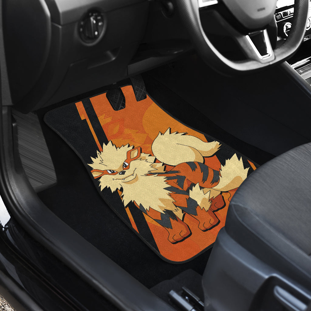 Arcanine Pokemon Car Floor Mats Style Custom For Fans Ci230117-01a