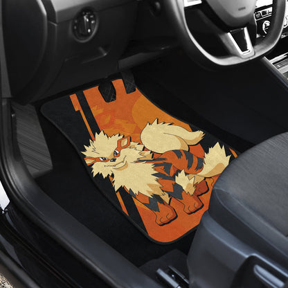 Arcanine Pokemon Car Floor Mats Style Custom For Fans Ci230117-01a