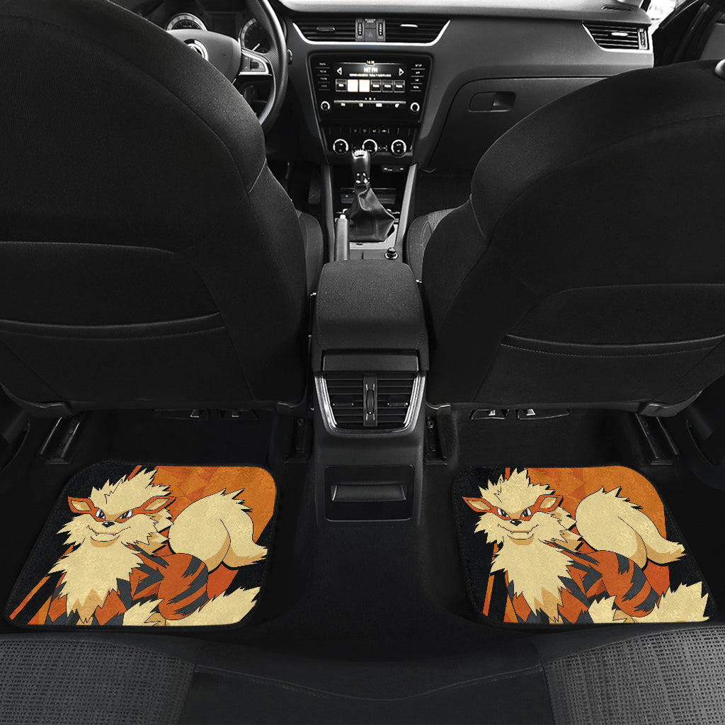 Arcanine Pokemon Car Floor Mats Style Custom For Fans Ci230117-01a