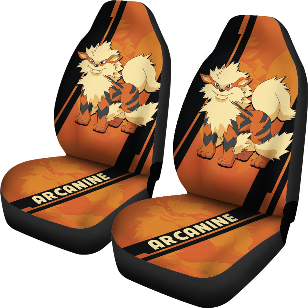 Arcanine Pokemon Car Seat Covers Style Custom For Fans Ci230116-01