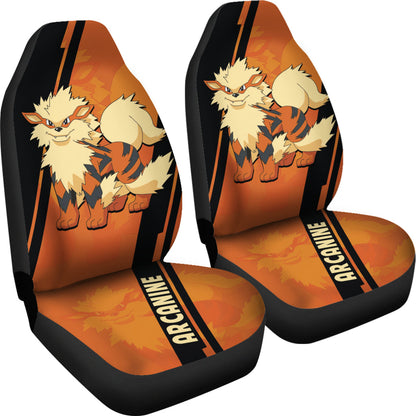 Arcanine Pokemon Car Seat Covers Style Custom For Fans Ci230116-01