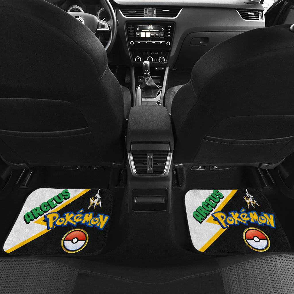 Arceus Car Floor Mats Custom Anime Car Interior Accessories