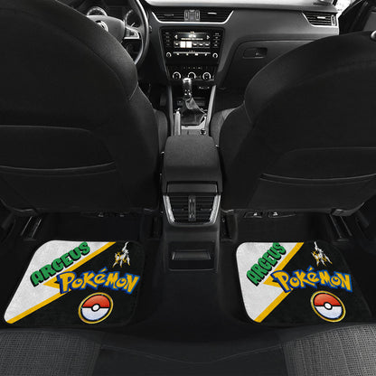Arceus Car Floor Mats Custom Anime Car Interior Accessories