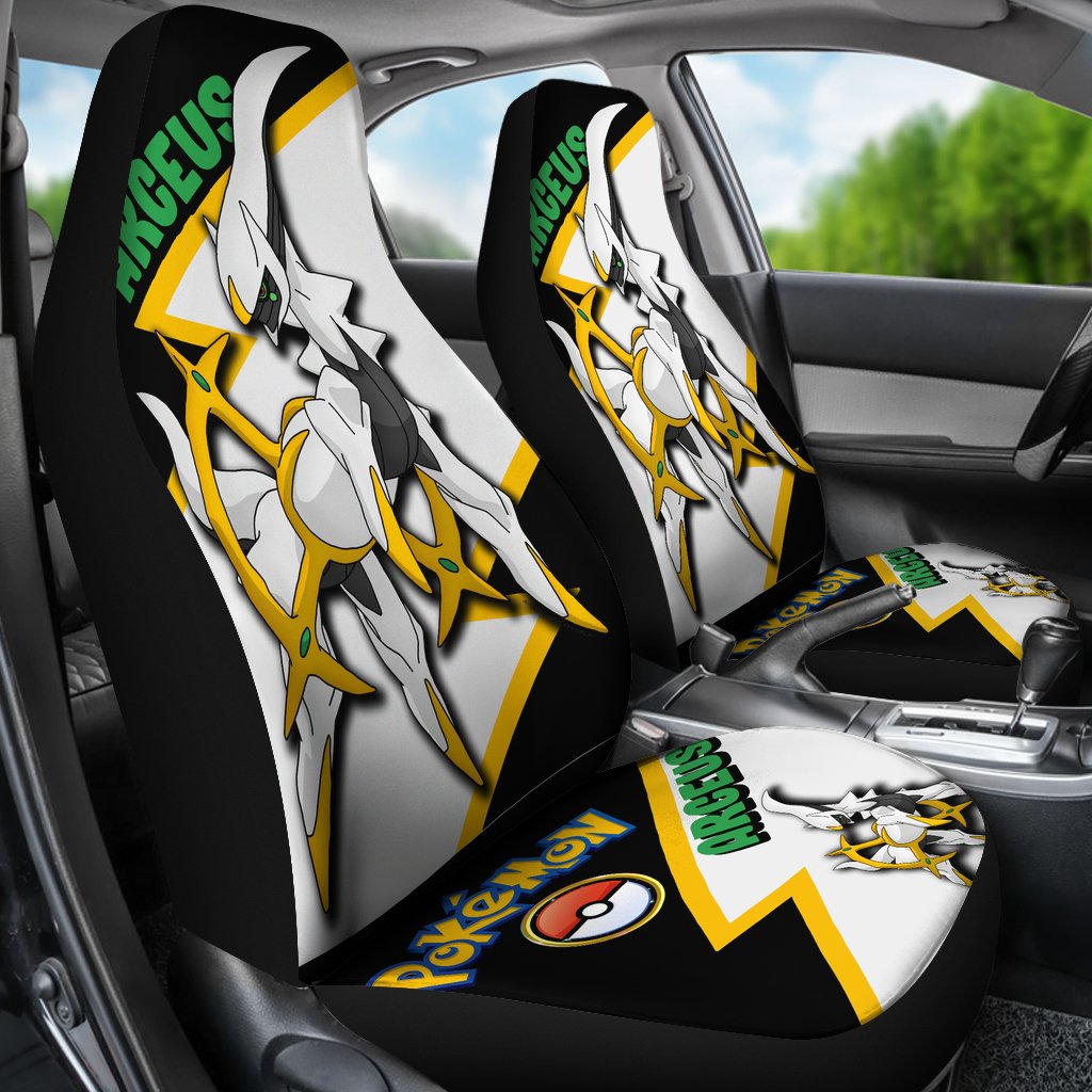 Arceus Car Seat Covers Custom Anime Pokemon Car Accessories