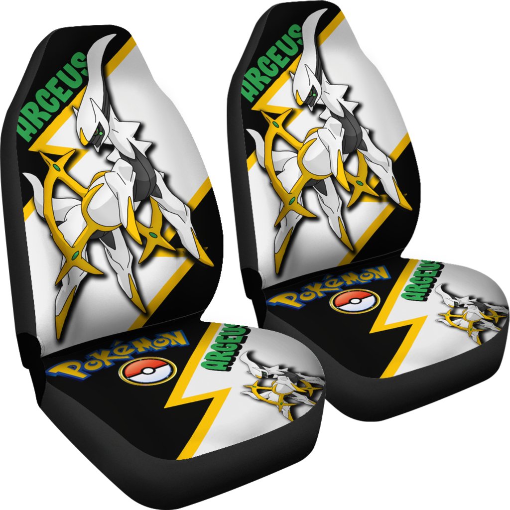 Arceus Car Seat Covers Custom Anime Pokemon Car Accessories