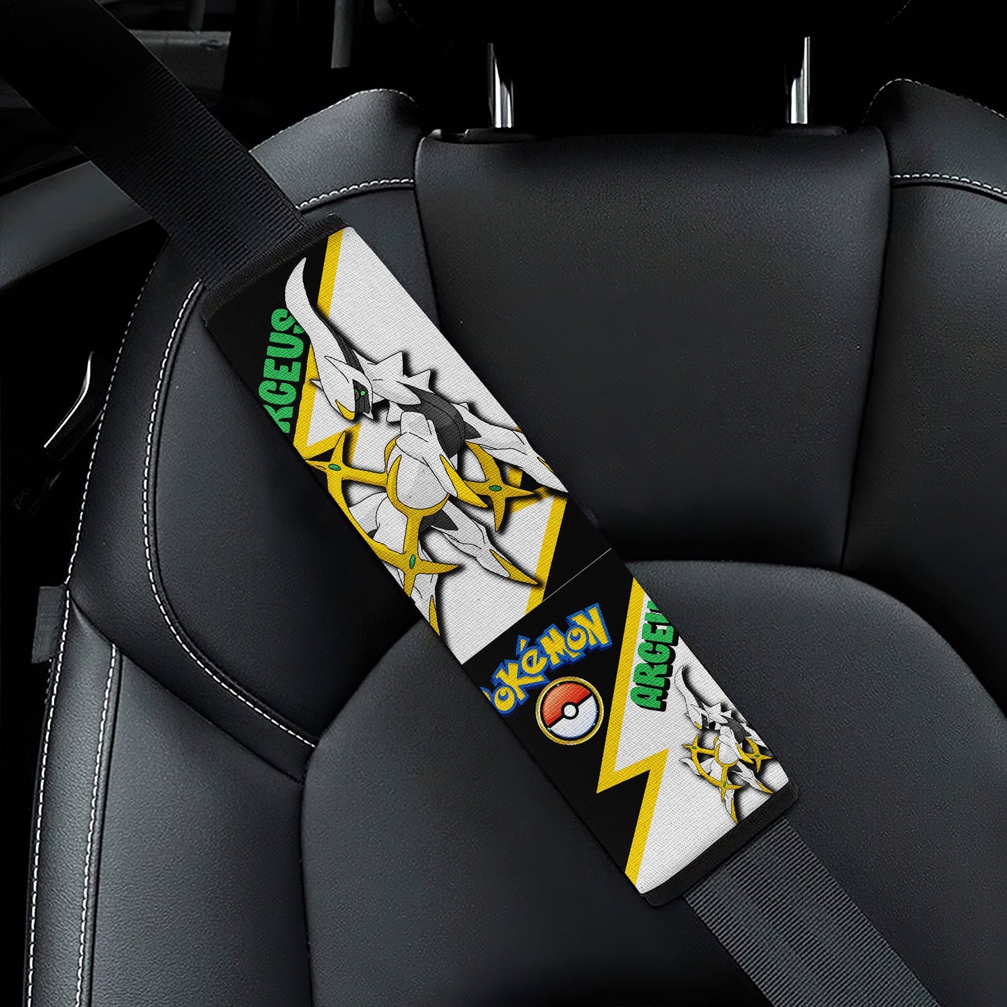 Arceus car seat belt covers Anime Custom Car Accessories