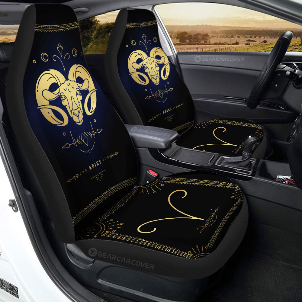 Aries Car Seat Covers Custom Zodiac Car Accessories