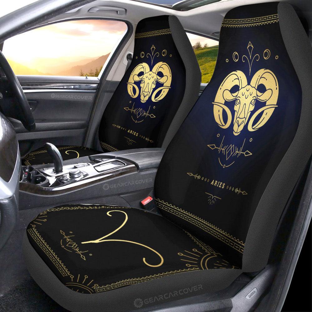 Aries Car Seat Covers Custom Zodiac Car Accessories