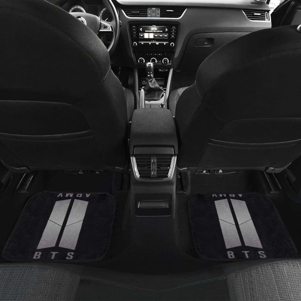 Army And BTS Car Mats Universal Fit