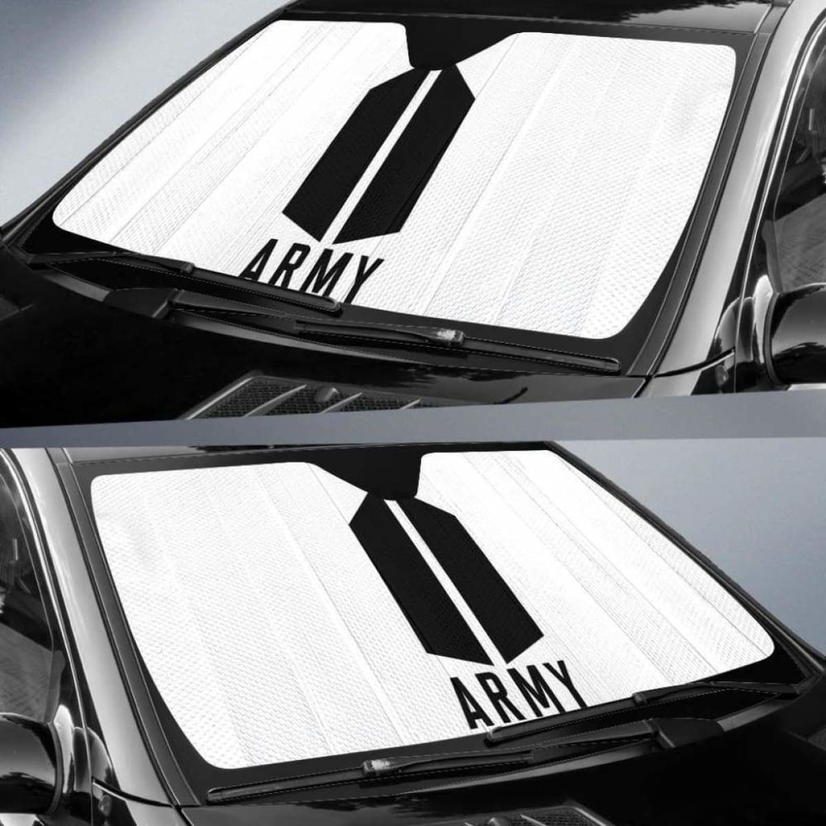 Army BTS Auto Sun Shade 918b Universal Fit